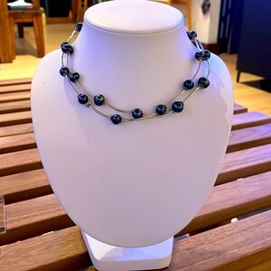 Pearl and sterling necklace